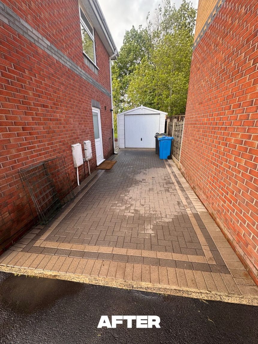 Patio Cleaning Oldham & Greater Manchester by C&C Precision Pressure Washing